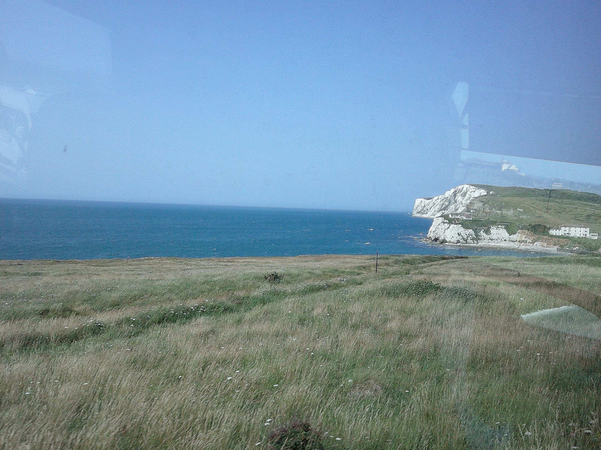Walking up Tennyson Down